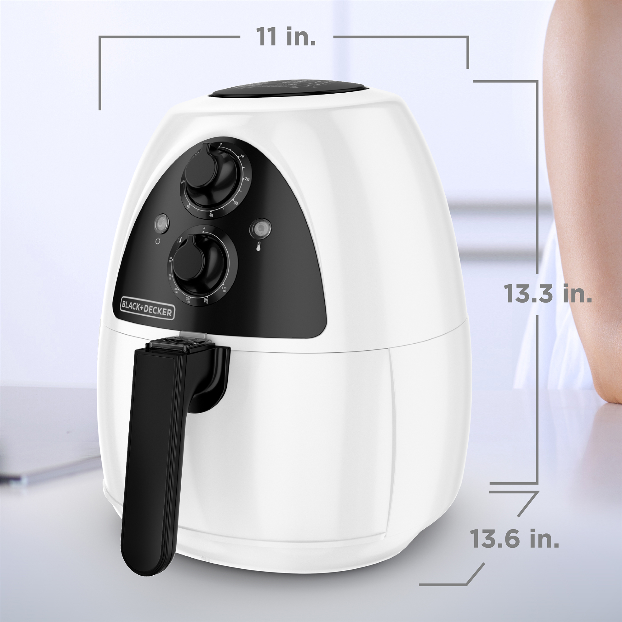 2L Purifry Air Fryer HF100WD BLACK DECKER